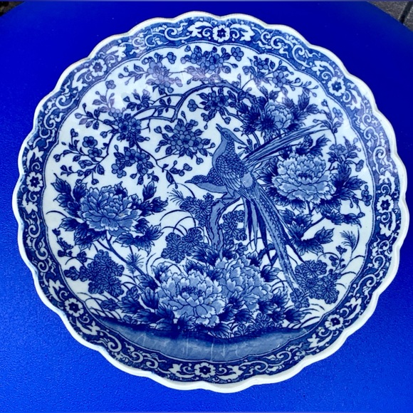 Late 19th Century Antique Chinese Quing Dynasty Scalloped Serving Plate Dish - Picture 12 of 14
